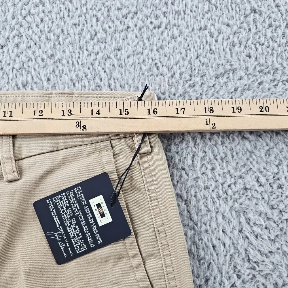 Joseph Abboud Pants 32x29 Khaki Beige Chino Comfort Stretch Preppy Casual NWT